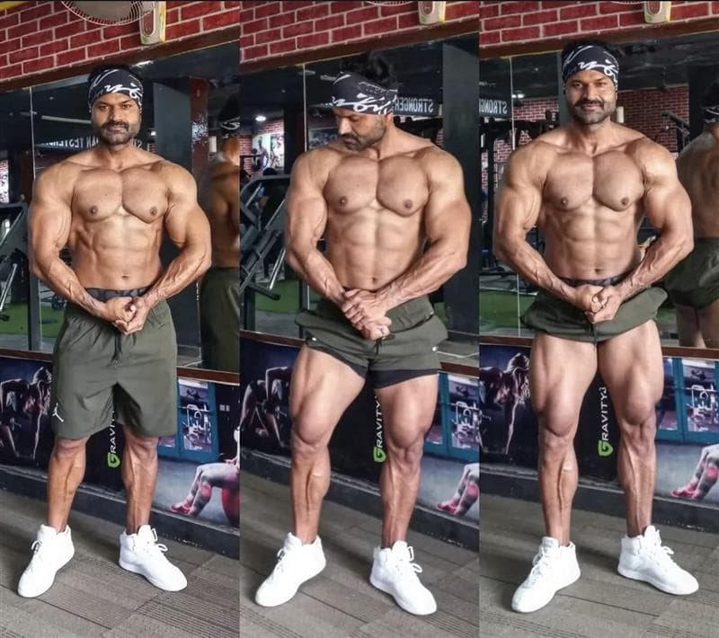 Pankaj Gurjar training